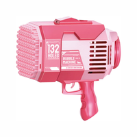 Thumbnail for Pistola De Burbujas Recargable 132 Agujeros Jabón Adicional