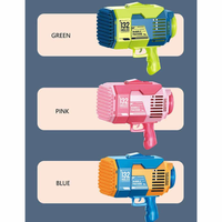 Thumbnail for Pistola De Burbujas Recargable 132 Agujeros Jabón Adicional