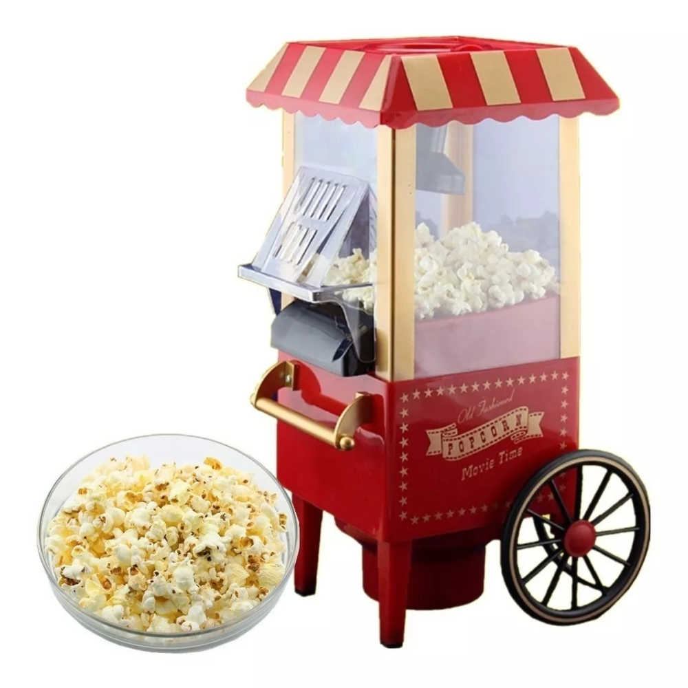 Maquina Crispetera Electrica Casera Sin Aceite Palomitas De Maiz