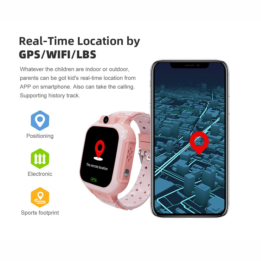 Reloj Niños Gps Smarwatch Contesta Llamadas Cámara Q12 Recargable