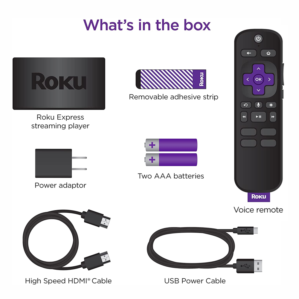 Roku Express Tv Hd Streaming Netflix Youtube Smart Tv