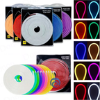 Luz Neon Flex Rollo De 5 Metros 12v Con Adaptador