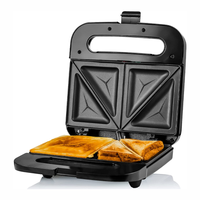 Thumbnail for Sandwichera Doble Antiadherente 750w Tostadora Eléctrica