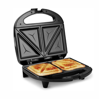 Thumbnail for Sandwichera Doble Antiadherente 750w Tostadora Eléctrica