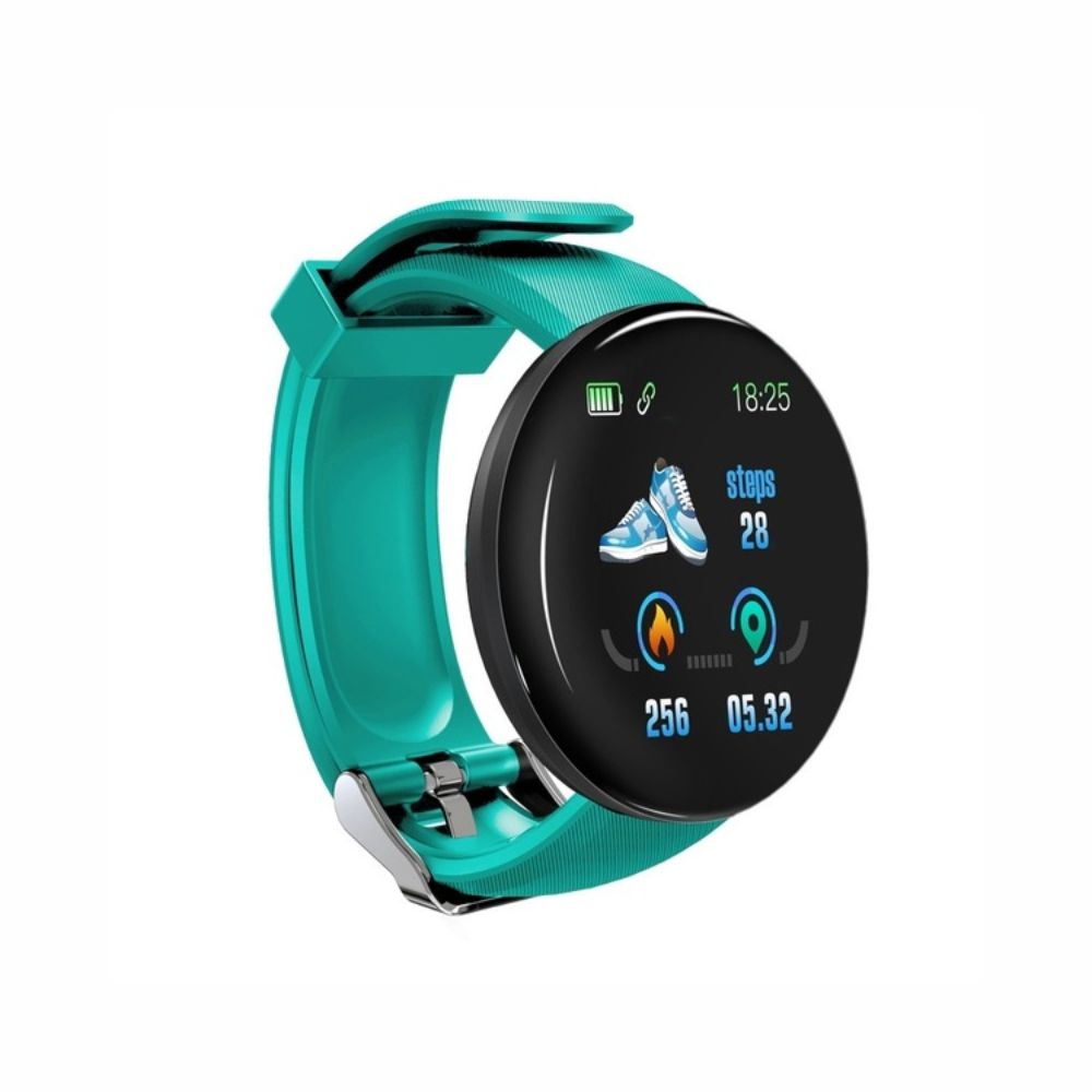 Reloj Smartwatch Redondo Hombre Mujer Presión Arterial D18