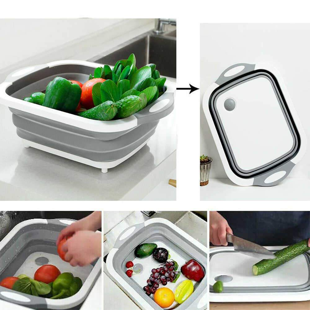 Tabla Para Picar Cortar Plegable Multifuncional