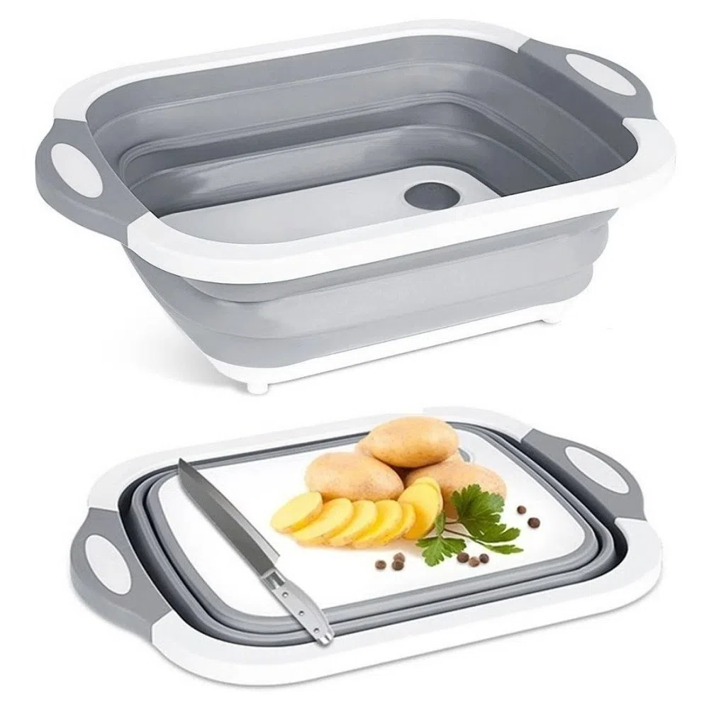 Tabla Para Picar Cortar Plegable Multifuncional