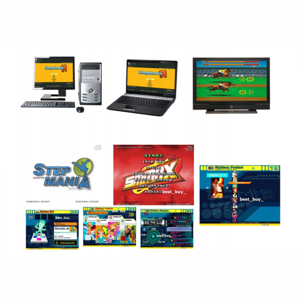 Tapete De Baile Stepmania Para Pc Conexión al Tv HDMI