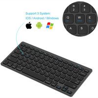 Thumbnail for Teclado Bluetooth Wireless Keyboard Mac Pc Tablet Cel