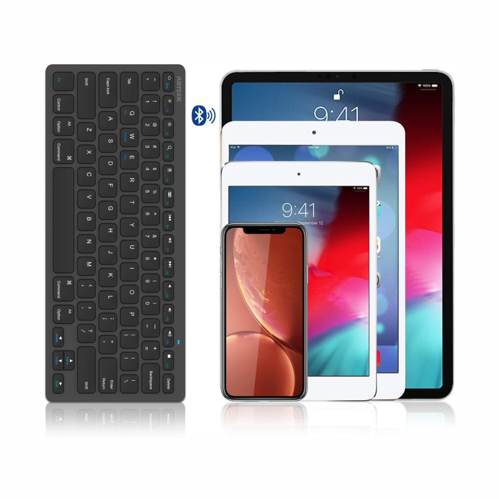 Teclado Bluetooth Wireless Keyboard Mac Pc Tablet Cel