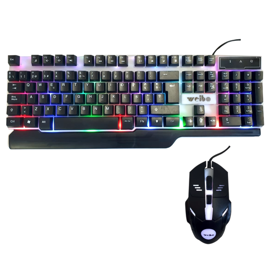 Teclado Gamer Con Iluminación Led + Mouse Gamer Dpi
