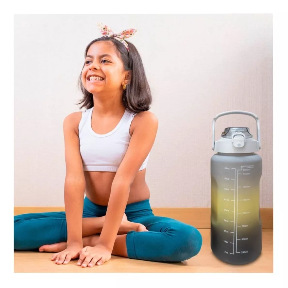 Termo Motivacional 3 En 1 Sticker 2 Litros 900ml 300ml