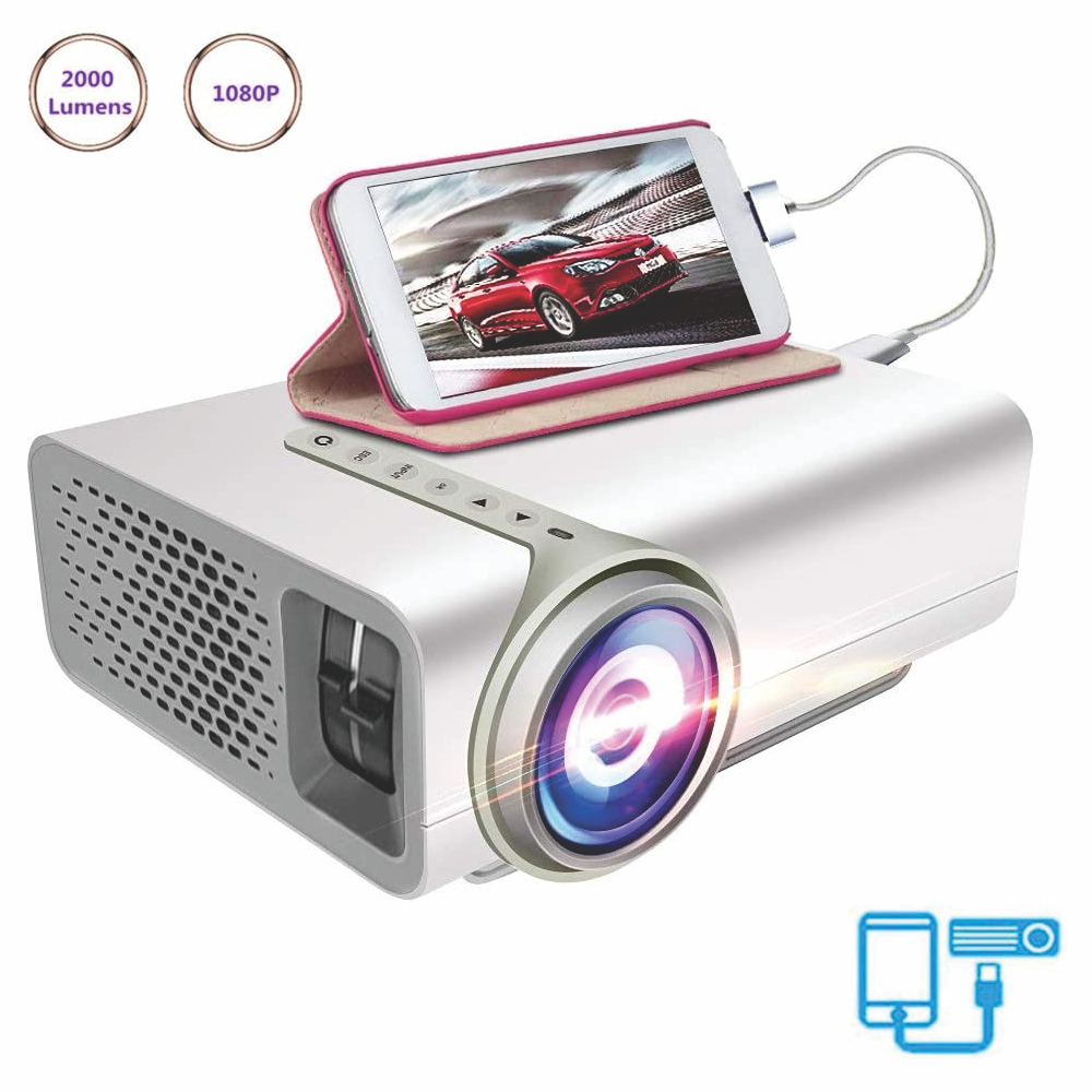 Proyector Led Video Beam Wifi 2000 Lumens Miracast Portátil