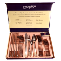 Thumbnail for Juego De Cubiertos Acero Inoxidable 24pcs + Estuche