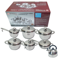 Thumbnail for Juego De Ollas Acero Quirúrgico Swisshome 13 Incluye Tetera