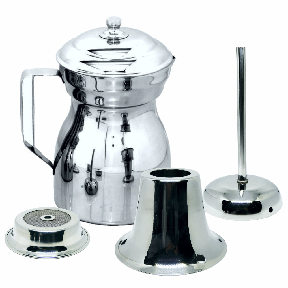 Olleta Chocolatera Cafetera En Acero Quirúrgico Inoxidable 1.5 litros